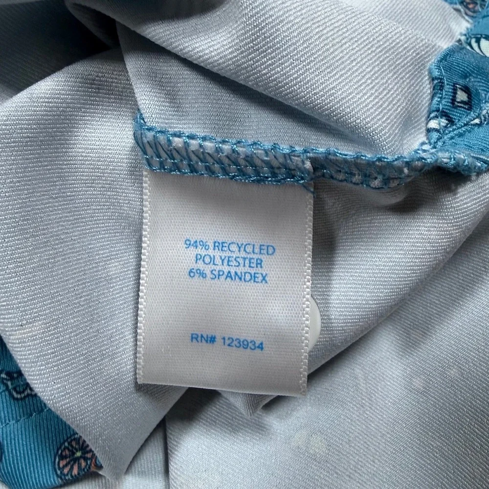 Southern Tide‎ Performance Polo Mens M Hampstead Cocktail Print Short Sleeve